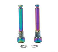 SMZhomeone For SRAM-Compatible Brake Bolts with Threaded Pin Inserts for Use in Disc Brake Service and Component Replacement Scenarios (Colorful)