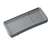 SMZhomeone For Tesla Model Y For Juniper 2025 Interior TPE Waterproof Rear Center Console Organizer And Trash Can Car Interior Storage Solution(Grey)