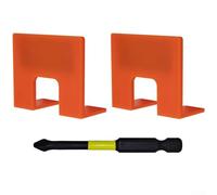 SMZhomeone Hinge Installation And Fixing Tool With Magnetic Back For Quick Door Hinge Alignment On Interior, Bathroom, And Study Doors, ABS Material, 90 Degree Right-Angle Design(B)