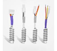 SMZhomeone Hot Air Heating Core For 850D 852 858 952 Soldering Rework Station, Ceramic Two-Wire Or Four-Wire Heating Element Replacement For Desoldering Equipment(four-wire four-hole)
