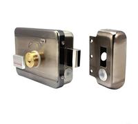SMZhomeone Integrated Card Swipe Remote Electric Lock for Rental Properties Secure for ACCESS Control Easy Install Gate Door Entry Landlord Tenant Use(B)