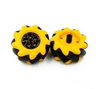 SMZhomeone Intelligent Robot Chassis Components 2PCS For Mecanum Wheels Designed for Creative Robotics Solutions (60mm)