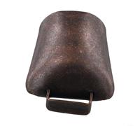 SMZhomeone Metal Cow Bell for Cattle Sheep and Horses, Loud Clear Sound Iron Copper Animal Bell for Grazing or Herding, Multiple Sizes and Colours for Outdoor Livestock Tracking(Small Red bronze)
