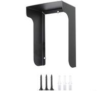SMZhomeone Metal Doorbell Cover Weatherproof Anti-Glare Shield for Blink for ARLO for EUFY Cameras Sturdy Rain Sun Protection Outdoor Home Security Black Large