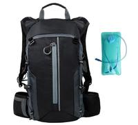 SMZhomeone Outdoor Sports Hydration Backpack With 3L Water Reservoir For Running Cycling Hiking Lightweight Waterproof 10L(Black)