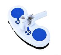 SMZhomeone Oval Vacuum Head for In-Ground Pools Powerful Suction Efficient Cleaning Concrete Vinyl Fiberglass Surfaces Plastic Fits Standard 1.25-Inch Pool Pole