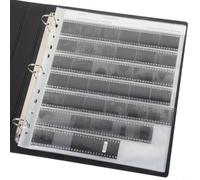 SMZhomeone Pack of 50 negative pages acid-free black and white colour film slide preserver pages negative storage pockets single negative in format (135 one pack of 50)