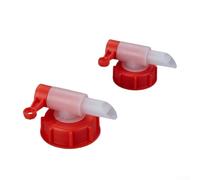 SMZhomeone Plastic Outlet Tap Spout 18.9 mm for Precise Pouring and Drip-Free Liquid Transfer for DIN 51 5L 10L and DIN 61 20-30 L Canisters Stable Seal for Yard Garden Outdoor(2PCS DN61)