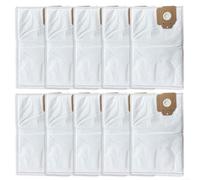 SMZhomeone Replacement Dust Bags for Karcher Cv30/1 Cv38/2 Vacuum Cleaner Pack of 10 Large Capacity Non-Woven Fabrics