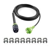 SMZhomeone Replacement Rubber Power Cable H05 RN-F-4 203914 489421 240V with Bayonet Lock and Strain Relief for Festool Vacuum Tools(4M)