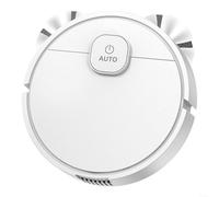 SMZhomeone Robot Vacuum Cleaner Mopping Machine Intelligent Sweeping Suction Dry Wet Auto Navigation Compact for Small Home Apartment Black 23cm(White)