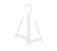 SMZhomeone Shoe Drying Rack Stackable with Hooks Reusable PP Space Saving Organizer for Entryway Laundry Room Mudroom White 205x32cm(White)