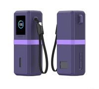 SMZhomeone Silicone Protective Case for Anker A1695 165W Power Bank: Shockproof Cover with Easy Port for ACCESS for Travel, Purple, 18x12x4CM(purple)