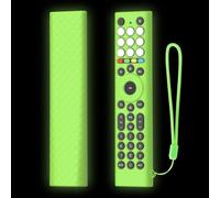 SMZhomeone Silicone Remote Control Case for Hisense ERF2K38H Voice Remote, Anti-Slip Textured Cover with Easy Grip and Multiple Colour Options(Luminous Green)