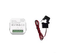 SMZhomeone Smart Energy Monitor Energy Monitor for Tuya for SmartLife for ZigBee with CT Current Sensor Clamp 80 A with Energy Statistics (1CT)