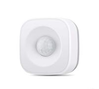SMZhomeone Smart Motion Sensor, Works With Tuya-Smart-Life App No Hub Required 2.4GHz Wi-Fi PIR Detector For Home Automation Security, White, 1-Pack(Wi-Fi)