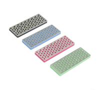 SMZhomeone Snowboard Edge Trimmer Multi-Angle Ski Tuning Tool with 4 Diamond Files for Sharpening Deburring Polishing Red ABS Metal for Skiers Snowboarders(file)