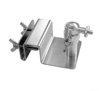 SMZhomeone Solar Panel Mount Bracket For Eufy And For Arlo Cameras With Adjustable Stainless Steel Gutter Support For Stable Outdoor Solar Energy Capture(1PC)