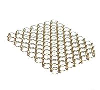SMZhomeone Stainless Steel Camping Pot Trivets Suspended Spring Insulation Pad Heat Resistant Mat for Hot Pots Coffee Table Coasters Outdoor Camping Picnic Silver 175cm(yellow)