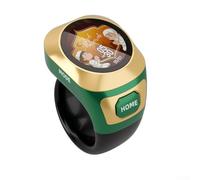 SMZhomeone Tasbih Smart Ring Count Ring With 40MAh Battery, Type-C Charging, 4 Display Modes, Waterproof Design, 3 Sizes 18/20/22mm For Zikr And Prayer(Green)