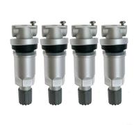 SMZhomeone tire pressure sensor 4Pcs Tpms Tire Pressure Sensor Valve Stem Metal Silver Compatible With for JEEP for DODGE for CHRYSLER for Land Rover for Range Rover 2005-2014 Car Truck Suv
