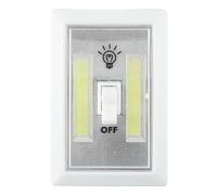 SMZhomeone Wall Light Wardrobe Light, Super Bright On Night Light, Battery Operated Cupboard Lights Wireless Battery Operated Light Switch with On Off Switch for Closet, Attic, Shed