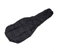 SMZhomeone Waterproof Guitar Rain Cover for Acoustic Bass Folk Classical Guitars - Protective PVC Dust Shield Black 119cm(for Electric Guitar)
