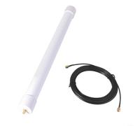 SMZhomeone White Fibreglass Antenna Optimized For 1090 MHz ADS-B Reception With 4 Half-Wave Elements And 6DBi Gain, Vertical Polarisation, For SMA Male Connector, With 10M Low-Loss Coaxial Cable