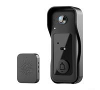 SMZhomeone Wireless Video Doorbell Camera For Tuya, 120° Wide Angle Lens, Night-Vision up to 23 ft, PIR Motion Detection, Two-Way Audio, Long Battery Life