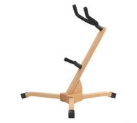 SMZhomeone Wooden Saxophone Stand Floor Stand Elegant Tripod Wooden Stand Designed Specifically For Storing Alto Tenor Saxophones