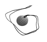 SN NATURSTEIN UG - Shungite Pendant "Flower of Life", 50 mm | Gem Stone from Karelia
