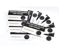 SN NATURSTEIN UG - Shungite Plate for Mobile Phones, Round and Polished | Gem Stone from Karelia - 10 Units