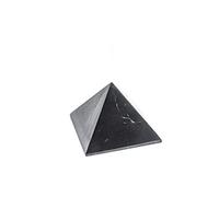 SN NATURSTEIN UG - Shungite Polished Pyramid 8 cm | Gem Stone from Karelia
