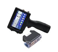 SN-XBDP Portable Handheld Inkjet Printer with Quick Dry Ink Cartridge, 2-25.4mm Printing Height,Handheld Printer for Labels/Date/Time/Barcode/QR Code/Logo,Yellow