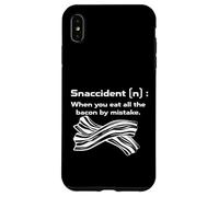 Snaccident When You Eat All Bacon Mistake Case for iPhone XS Max