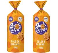 Snack a Jacks Golden Caramel Rice & Corn Cakes, 2x159g