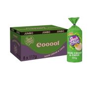 Snack A Jacks Jumbo Sour Cream & Chive Sharing Rice Cake Crisps 117g (case of 8)