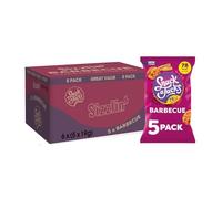 Snack A Jacks Sizzlin Barbecue Multipack Rice Cakes Crisps 6 Packs of (5x19G )