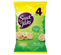 Snack-a-Jacks Sour Cream & Chive (4x22g) - Pack of 2