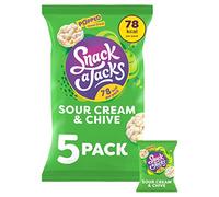 Snack a Jacks Sour Cream & Chive Multipack Rice Cakes Crisps 5x19g