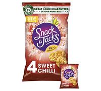 Snack a Jacks Sweet Chilli Multipack Rice Cake Snacks, Pack of 8 (4 x 22 g )