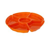 Snack And Dip Dish, Orange