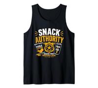 Snack Authority Funny Food Humor Graphic Tank Top