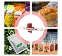 Snack Bag Clips | Food Storage Clips - Snack Organizer Kitchen Seasoning Clamp with Pouring Spout for Refrigerator Grocery Home Dorm Kids Seniors Camping Grains