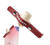 Snack Bag Clips,Liquid Food Clips - Kitchen Seasoning Clamp with Pouring Spout Snack Organizer for Nuts Grains Grocery Refrigerator Home Travel Camping Kids Seniors