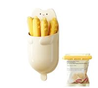 Snack Bag Clips - Magnetic Storage Box, Compact Kitchen Gadget, Durable PP Construction, Food Storage Tool | For Home, School, Dorm, Office,