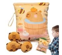 Snack Bag for Kids Capybara Doll Plush Snack Bag