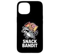 Snack Bandit Funny Raccoon Trash Panda Humor Case for iPhone 15