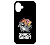 Snack Bandit Funny Raccoon Trash Panda Humor Case for iPhone 16 Plus