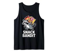 Snack Bandit Funny Raccoon Trash Panda Humor Tank Top